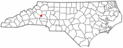 Location of Long View, North Carolina