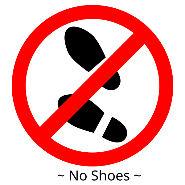 File:No Shoes.svg