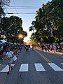 Main Street after the 2018 parade, looking west