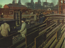 Anshan Iron and Steel Structure Metal Processing Plant in 1952