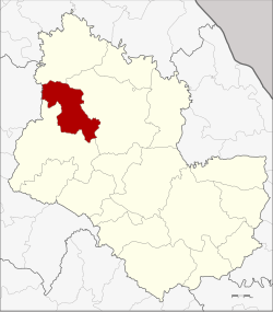 District location in Sakon Nakhon province