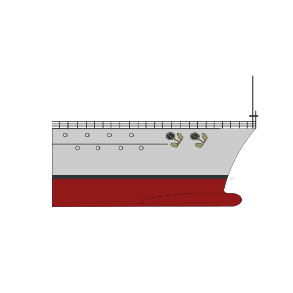 File:Bow-bulbous bow.svg