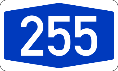 File:Bundesautobahn 255 number.svg