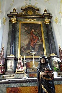 Buttisholz, St. Ottilien – Saint Odile's Pilgrimage Chapel : interior, side chapel