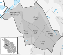 District map of Ehrenfeld