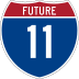 Future Interstate 11 marker