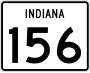 State Road 156 marker