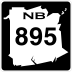 Route 895 marker