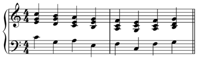 Descending 5-6 root position variant