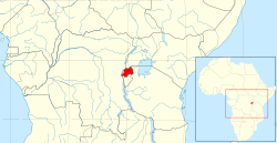 Location of Rwanda