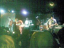 Stealing O'Neal supporting All Time Low at the Corner Hotel in Melbourne, June 2009.