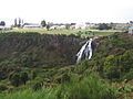 Waratah Falls in the middle of Waratah