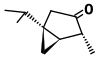 Molecular structure of thujone