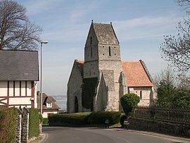 The church in Cricquebœuf