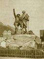 Image 2Chamonix, The Monument of Horace-Bénédict de Saussure and Jacques Balmat, in honor of their climb of Mont Blanc (from History of the Alps)