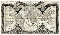 A world map by Johannes Kepler