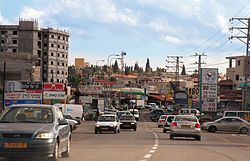 A street scene in Kafr Yasif, 2006