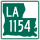 Louisiana Highway 1154 marker