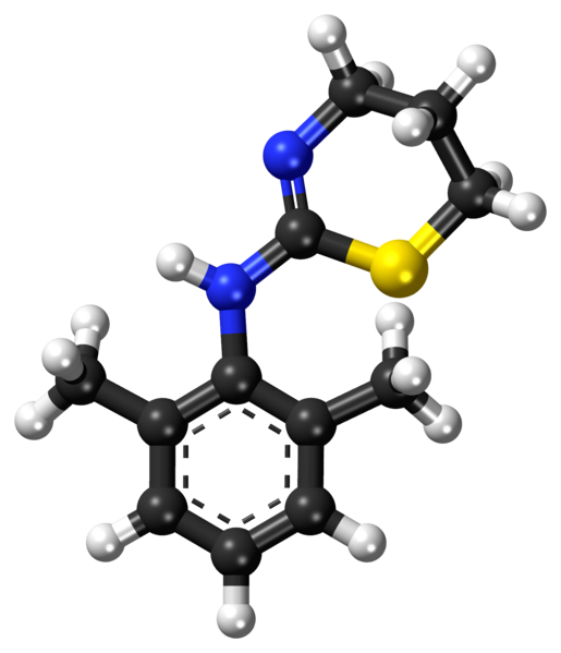 File:Xylazine ball-and-stick model.png