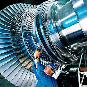 Steam turbine, by Siemens