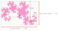 Dragon curve dimensions