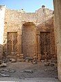 Interior of the cella with the alcoves designed to hold statues