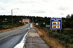 Entering Finnish Kaaresuvanto from Sweden