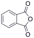 Skeletal formula of phthalic anhydride