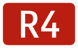 Expressway R4 shield}}