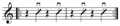 Image 17Drum notation for a backbeat (from Hard rock)