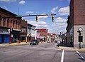 A view of downtown Shelby on West Main Street.