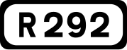 R292 road shield}}