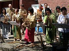 MKIF Angklung Group performance in Germany.