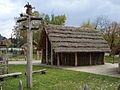 Neolithic house in Tuzla (reconstruction), Bosnia and Herzegovina.