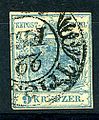 Type RDo-Iy TRIEST (Trieste) (the year 1850 or 1851 is outside the stamp)