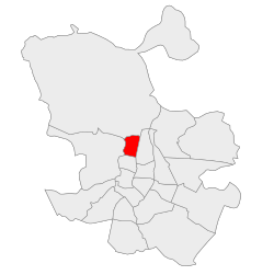 Location of Tetuán