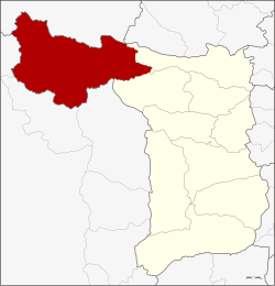 District location in Suphan Buri province