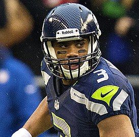 Headshot of Russell Wilson in uniform