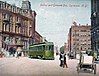 A streetcar in Syracuse, New York, in 1909