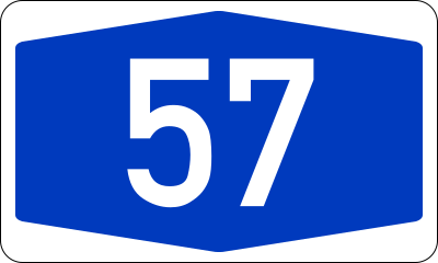 File:Bundesautobahn 57 number.svg