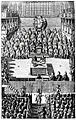 Etching depicting the trial of King Charles I