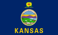 The current flag of Kansas, which uses the same seal as the one in this request.