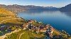 Lake Geneva with the Lavaux vineyards