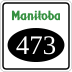 Provincial Road 473 marker