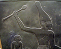 Early Dynastic usage of the white crown: the Narmer palette of Pharaoh Narmer