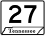 State Route 27 marker