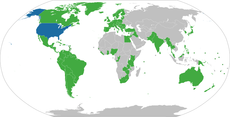 File:US extradition treaties.svg