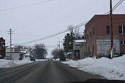 Looking south at downtown Van Dyne