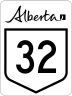 Highway 32 marker