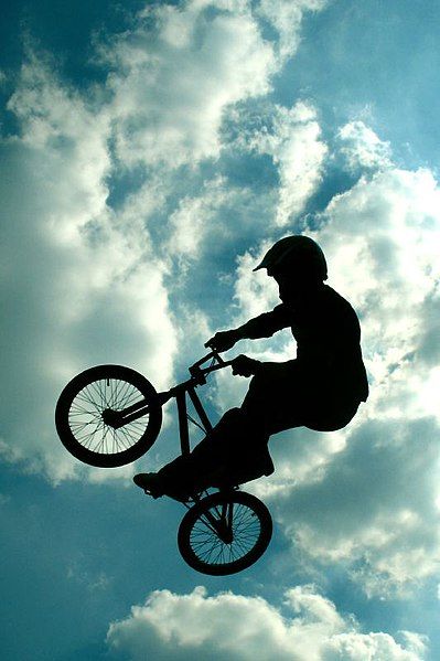 File:BMX rider silhouette.jpg